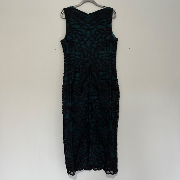 JS Collections Soutache Embroidered Midi Dress - Picture 5 of 5